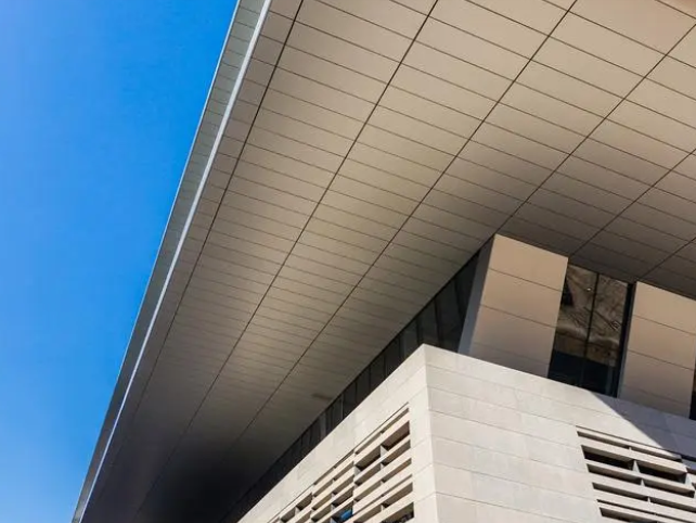 Aluminum veneer makes buildings stylish